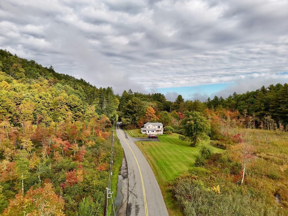 Warm welcome drone shot 2