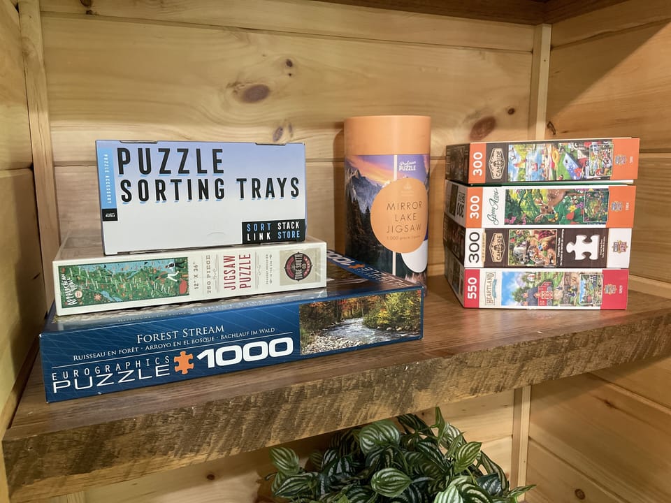 Relax for an afternoon with a puzzle