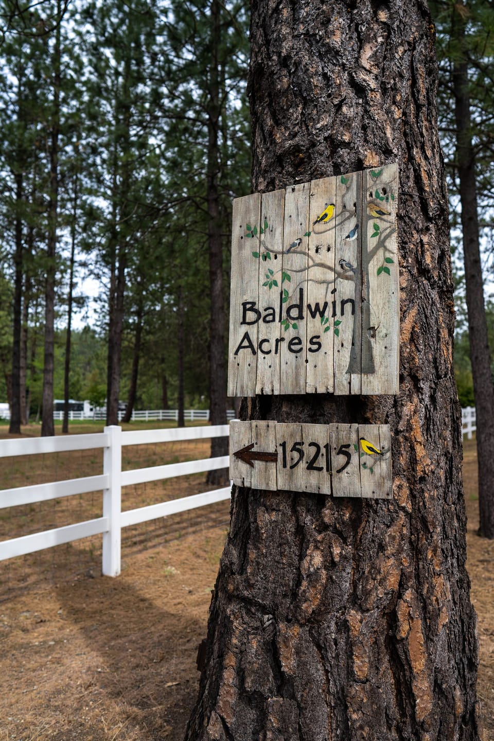 The sign at the entrance