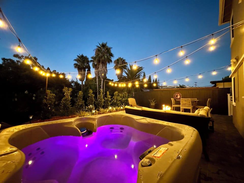 Enjoy the hot tub!