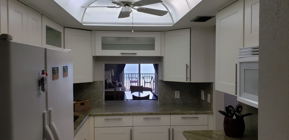 Ocean view from kitchen
