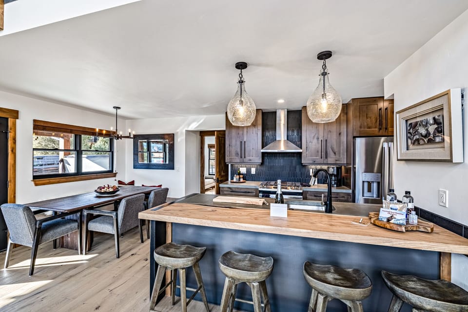 Kitchen and dining room table