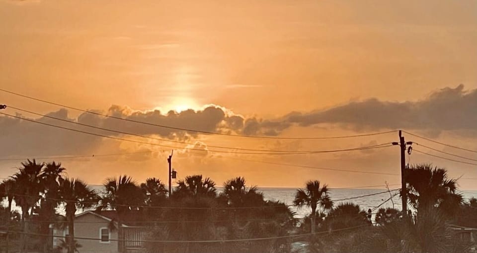 Catch the most amazing sunrises from our balcony! 
