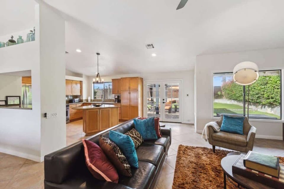 Living Room and Kitchen Area