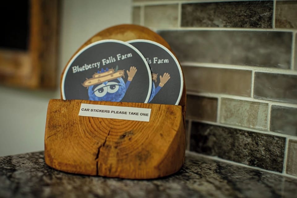 Free souvenir stickers available for guests to take home!