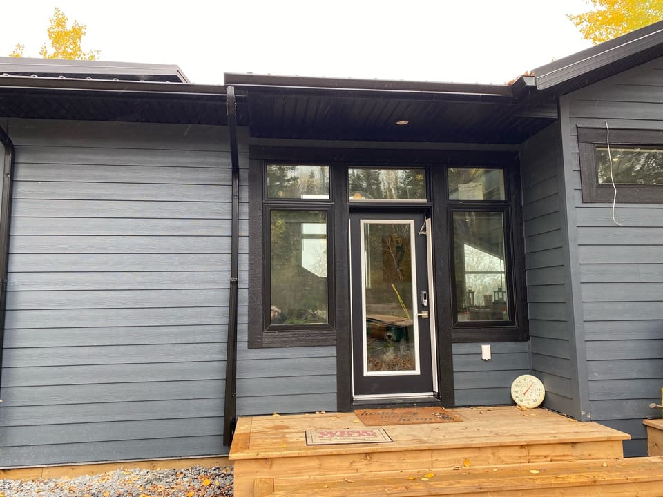 Front entrance way - all new windows and doors. 