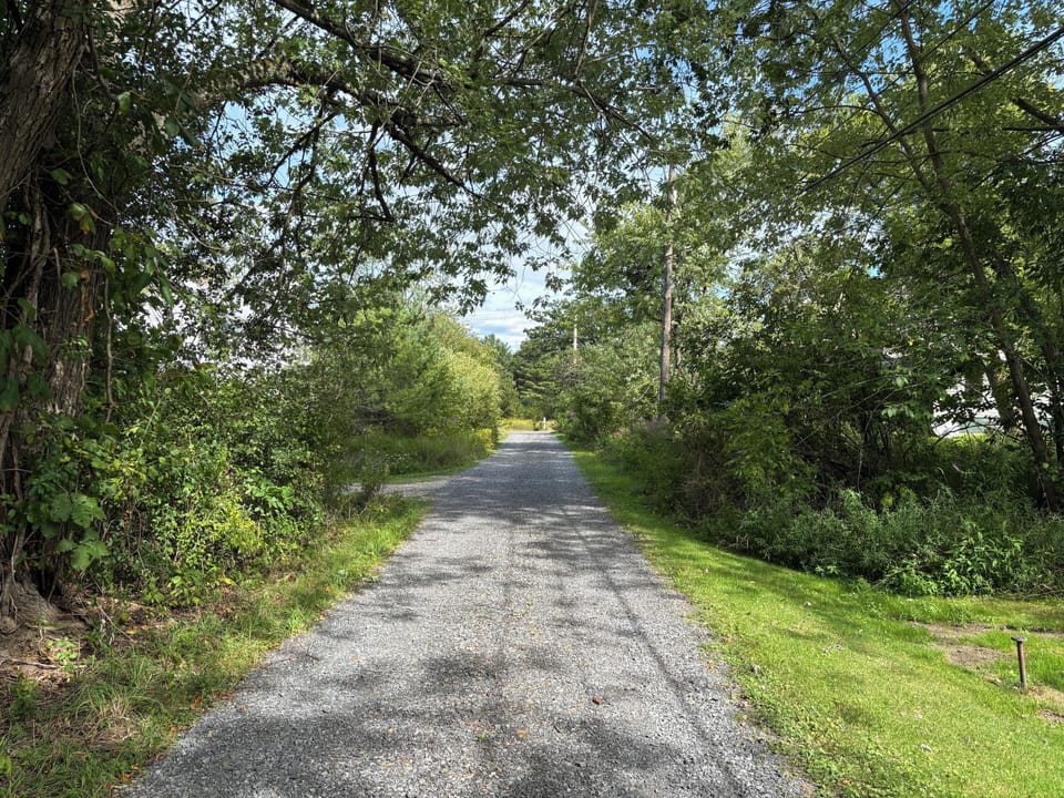 driveway out to road