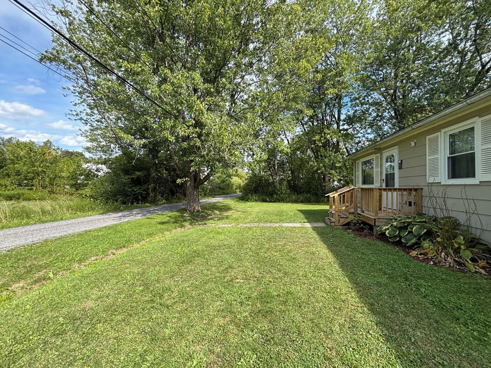 front of property