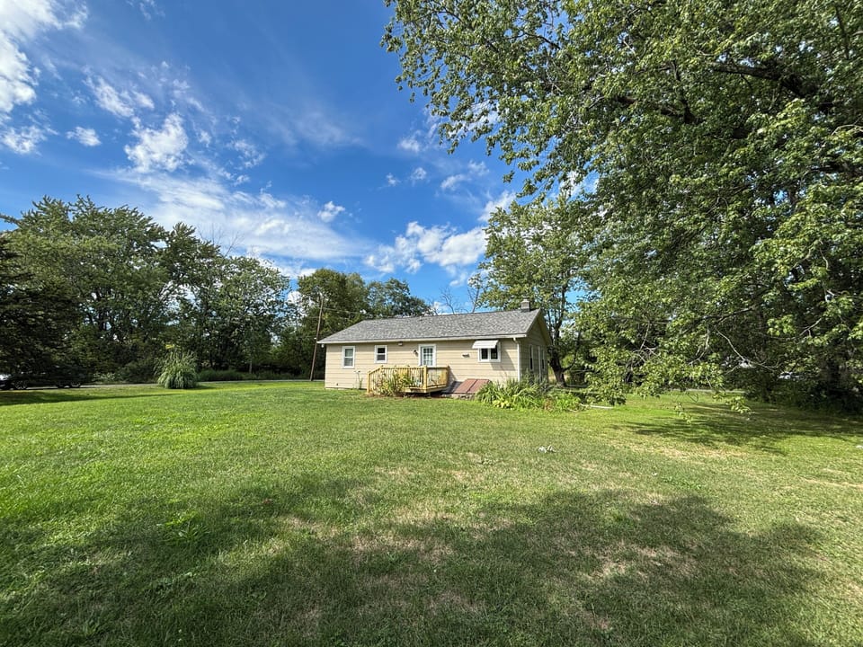 back of property