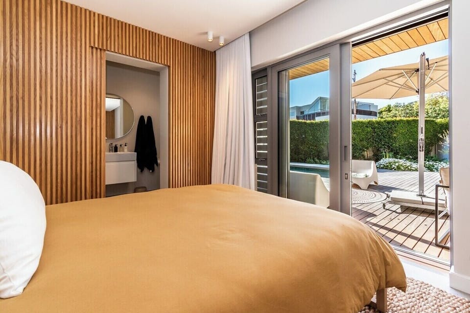 Bedroom four with the direct access to the pool