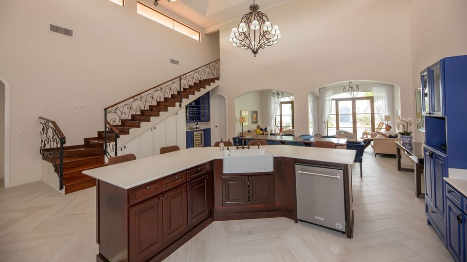 Expansive open concept