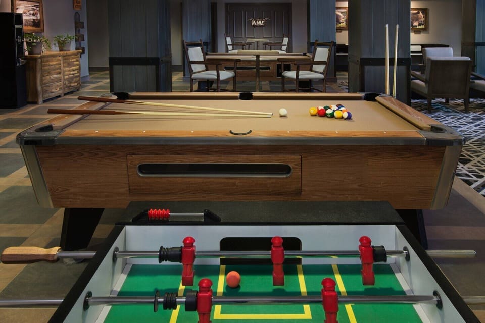 Pool table and other fun activities in common areas