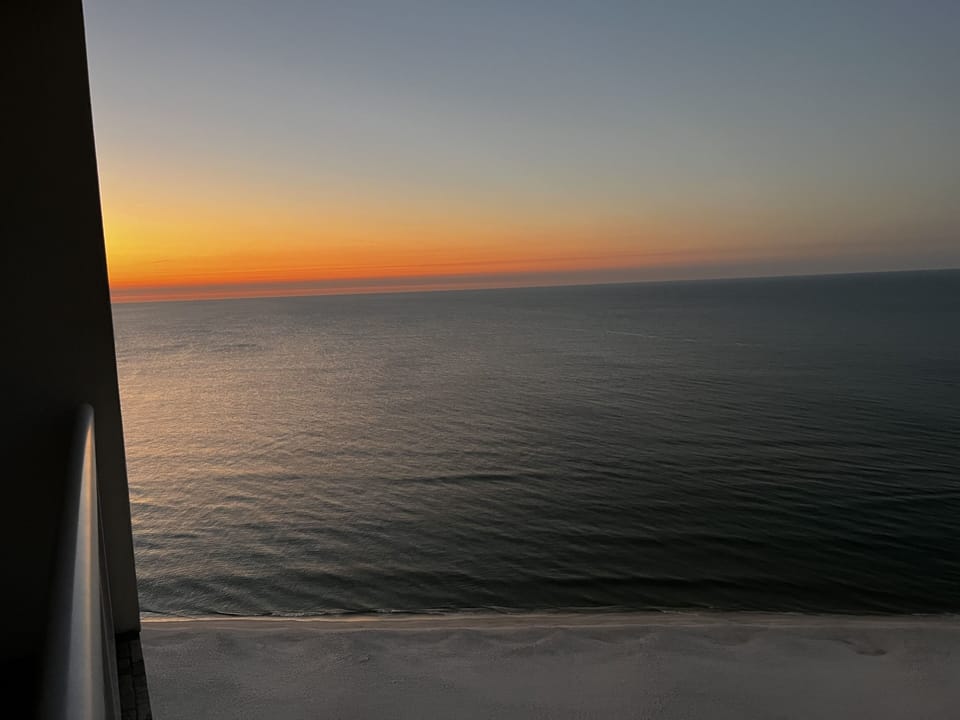 Sunrise from balcony ( sunsets are even more spectacular-need picture)