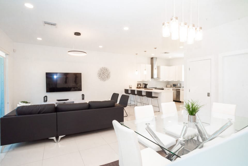 Family room with dining 