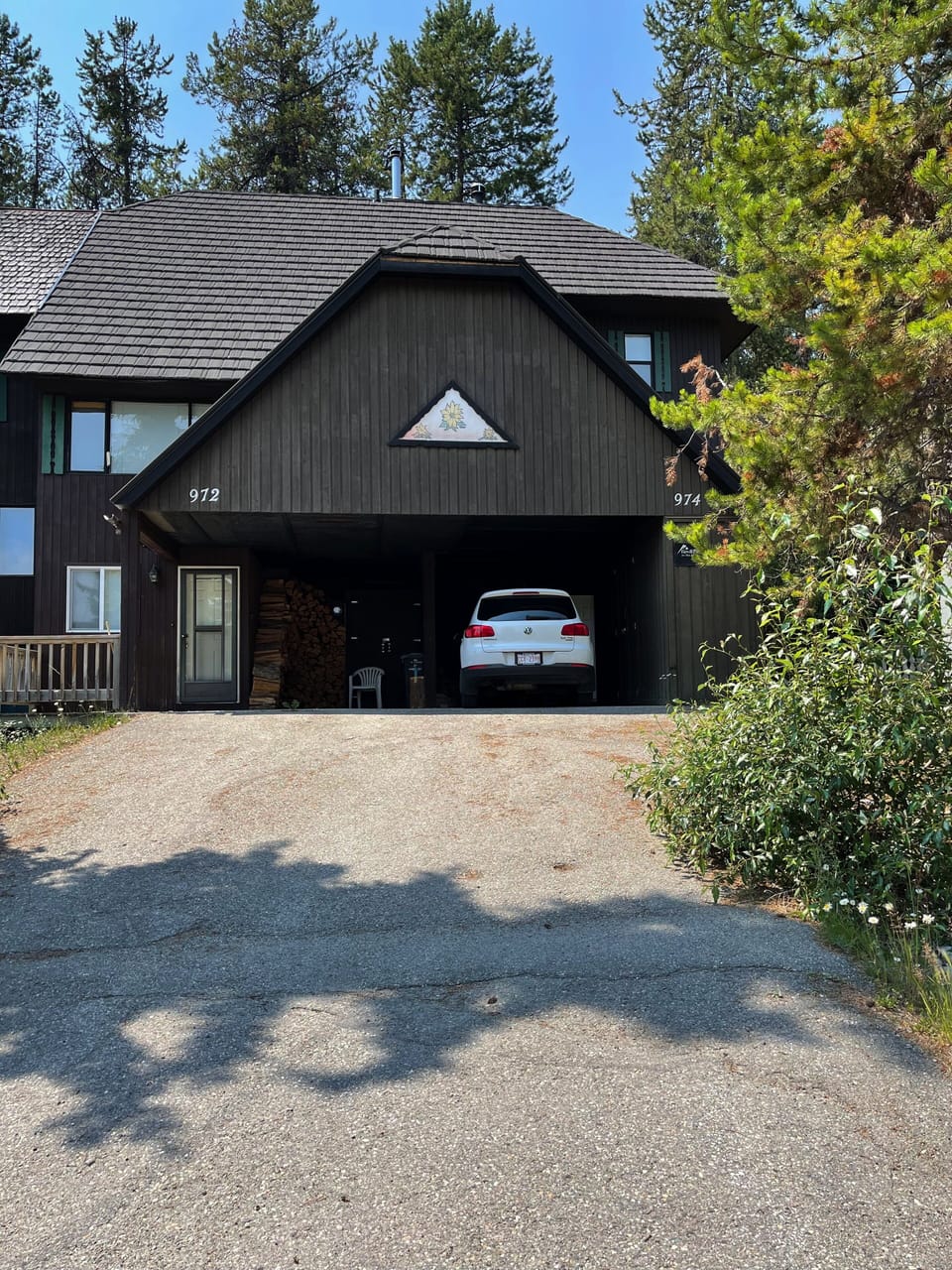 Front entrance (carport for parking)
