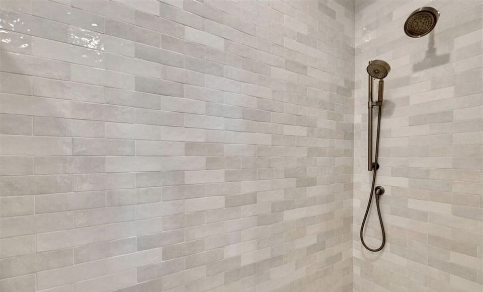Master walk-in shower