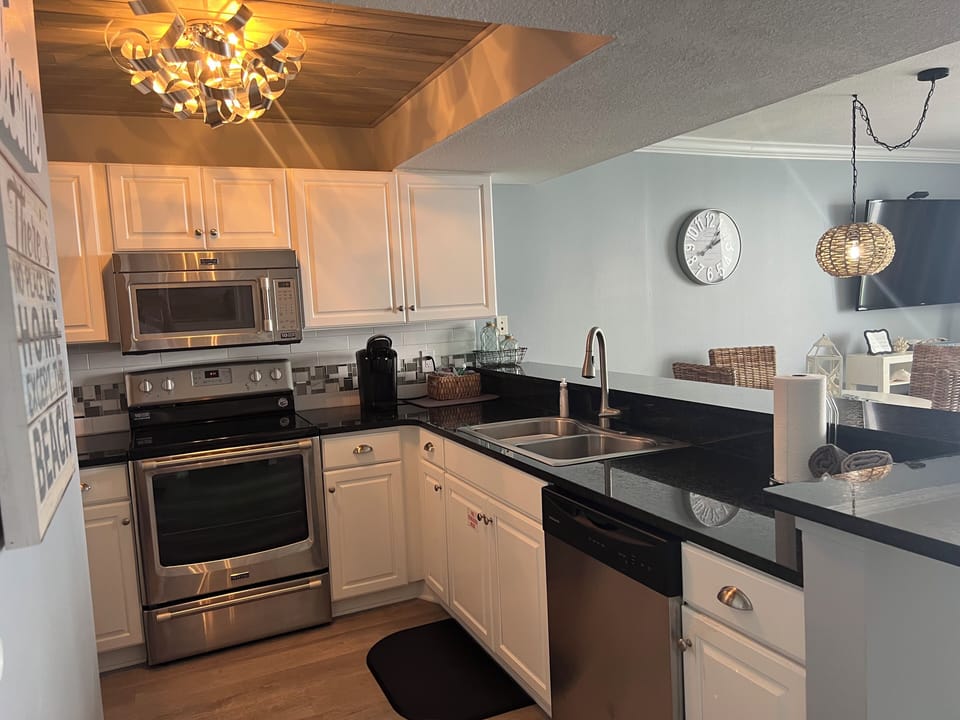 Our kitchen has everything you need to make a gourmet meal