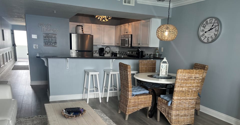 Kitchen and dining area