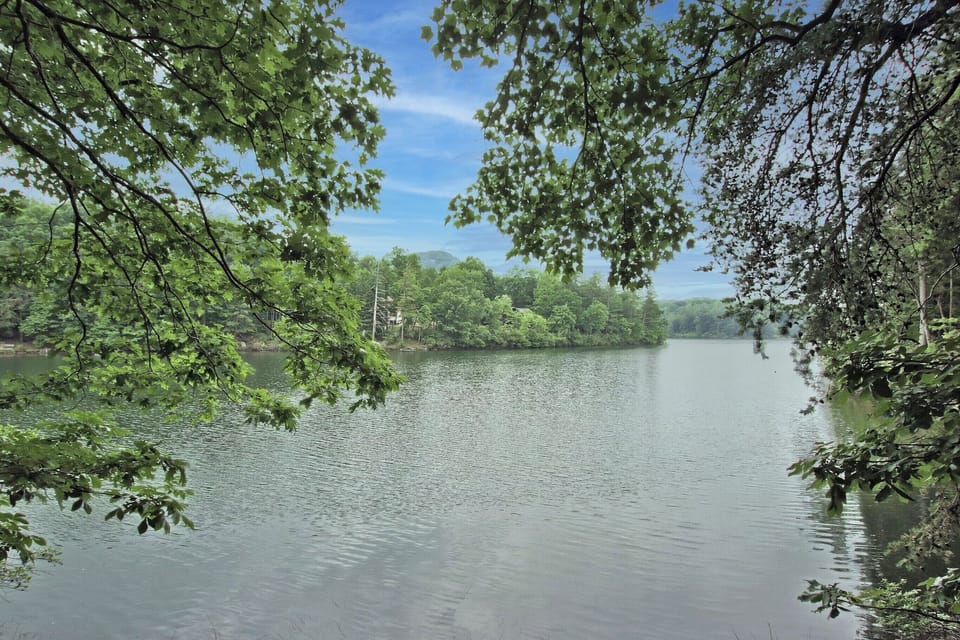 View of lake from home