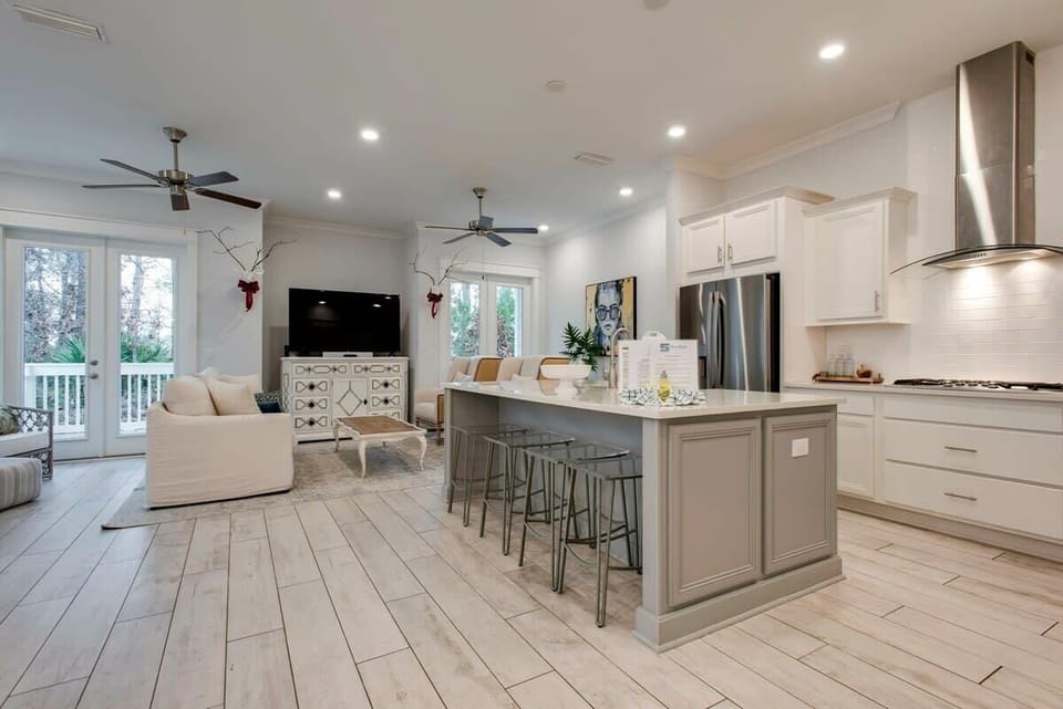 Open floor plan 