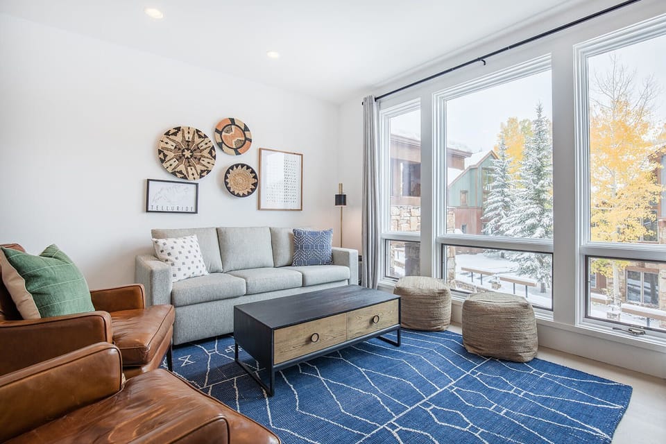 Light and bright and steps from the chairlift!