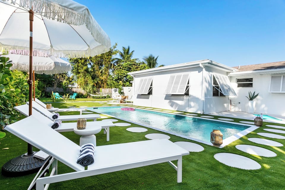 Brand new in ground salt water pool and backyard makeover completed nov 2025