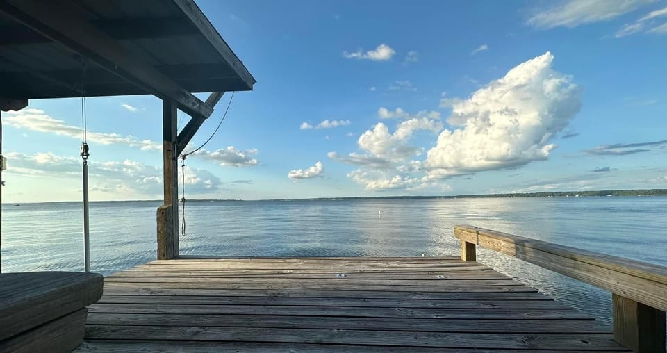 Take a leap off the rope swing - Look at that view! 