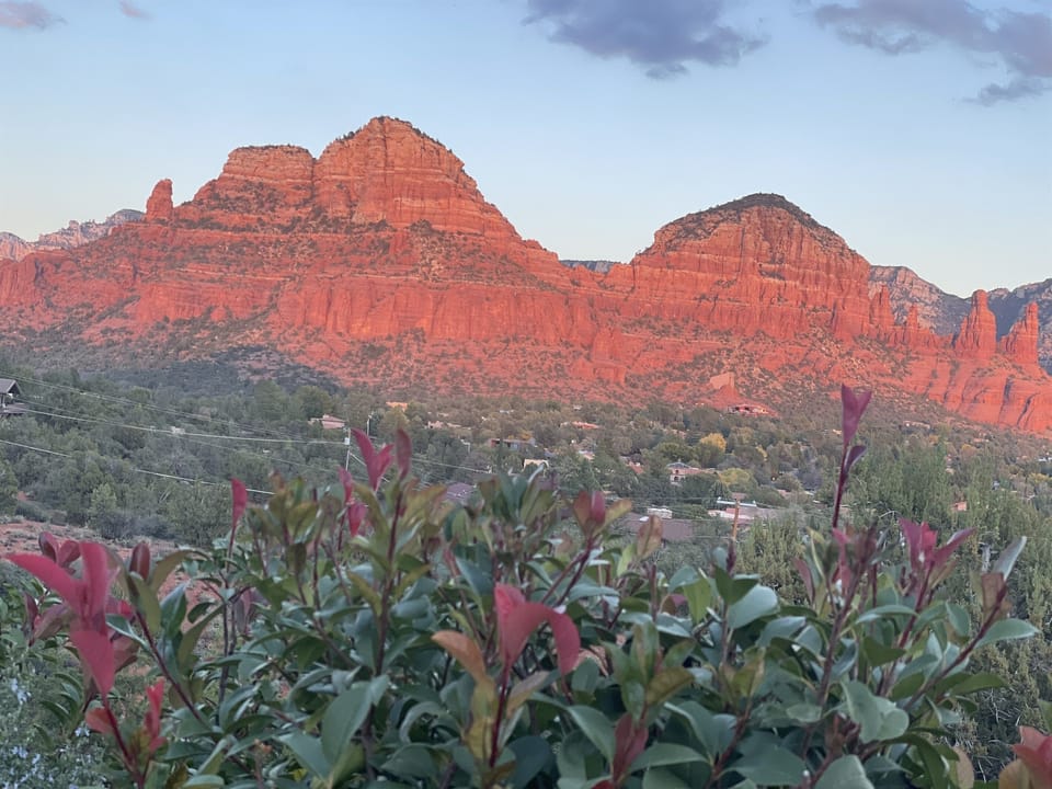 Stellar Red Rock Views from the private patio