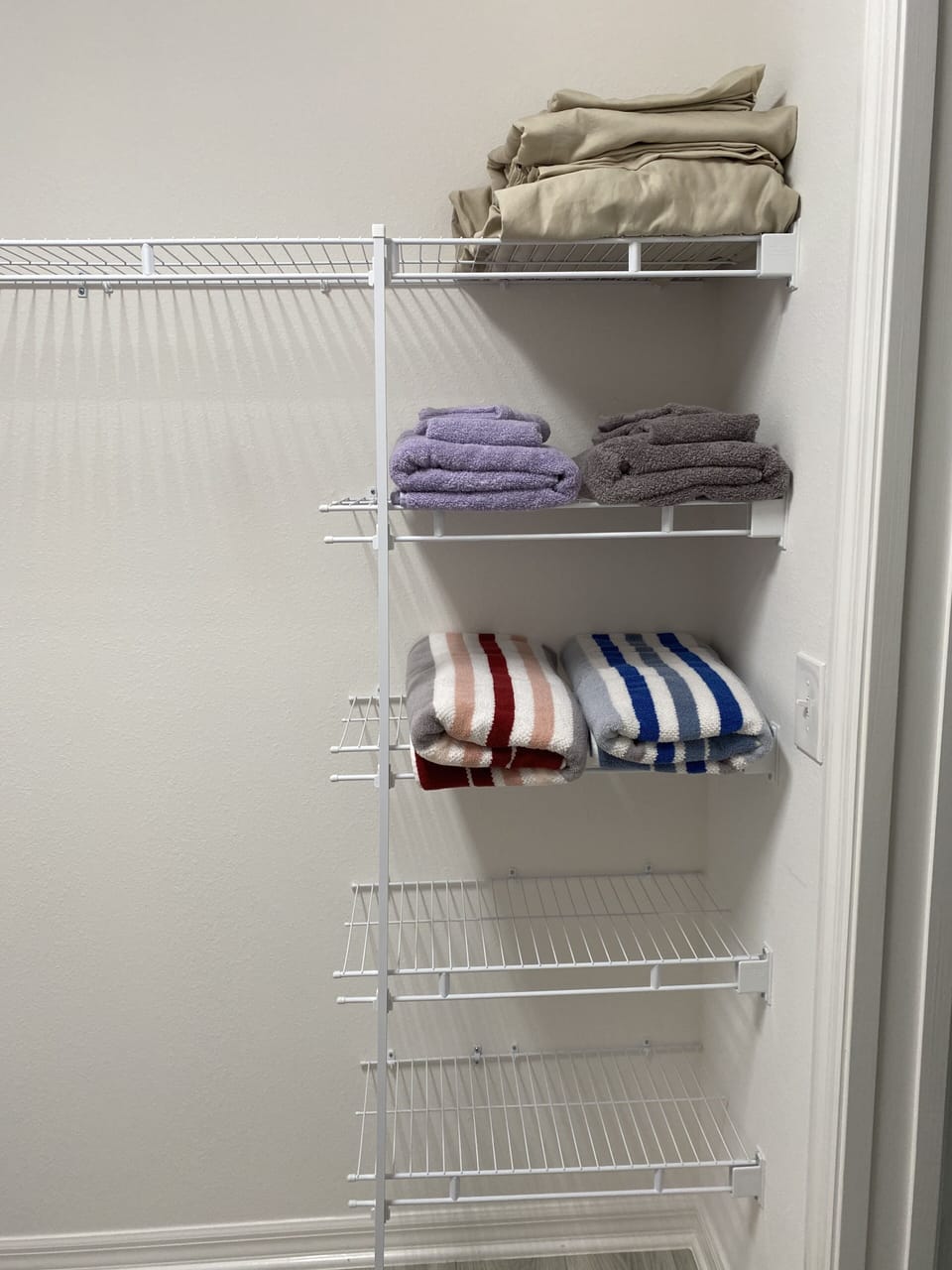 Master Closet with Shelves