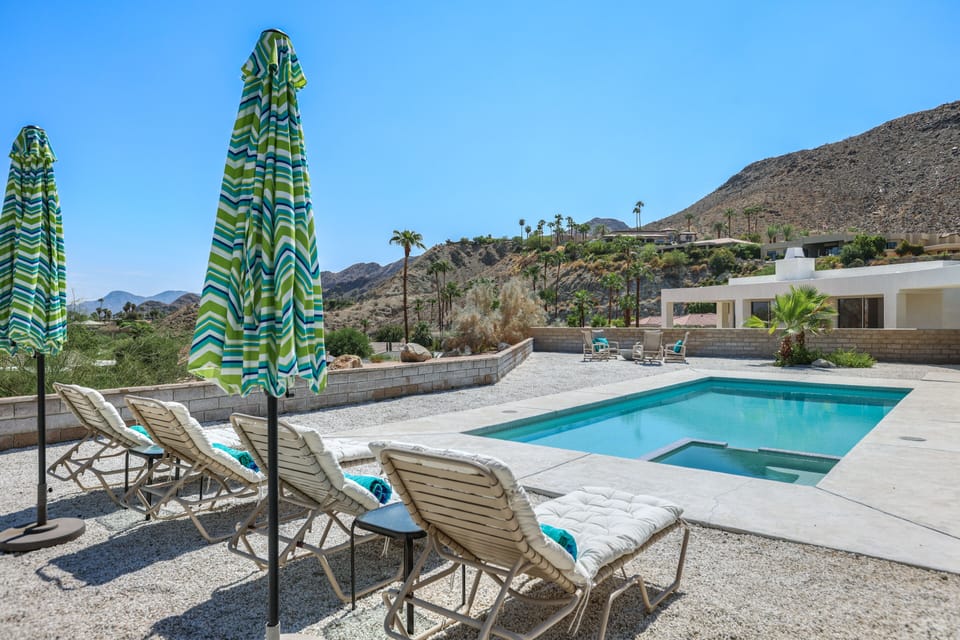 backyard with view of casita