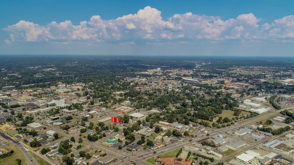 Sky view of Alabama Hideaway