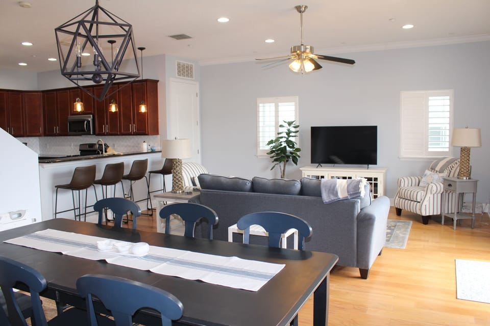 Open floor plan living space.
