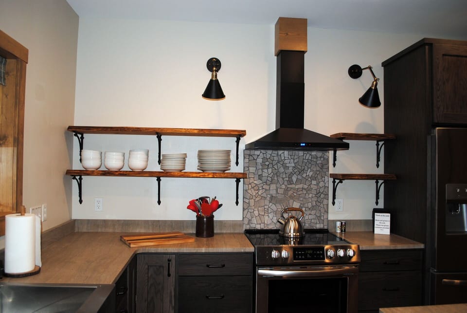 Electric glass top range