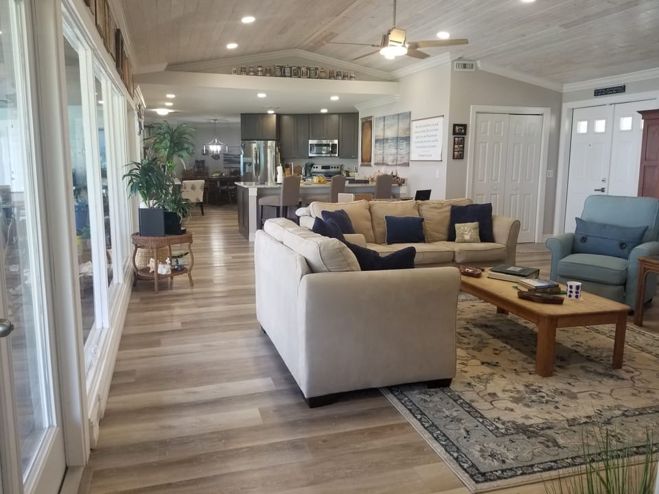 Spacious and open