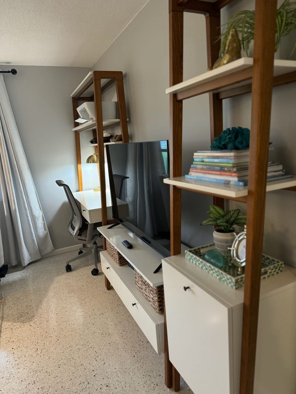 Desk and Entertainment Center
