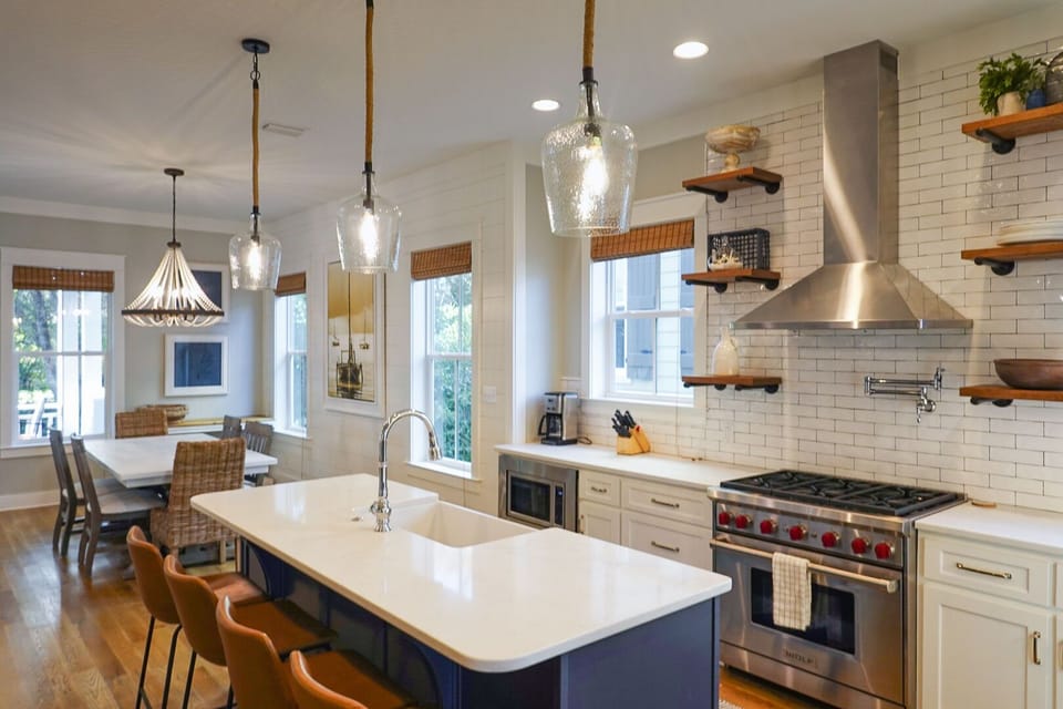 Clean and functional space.