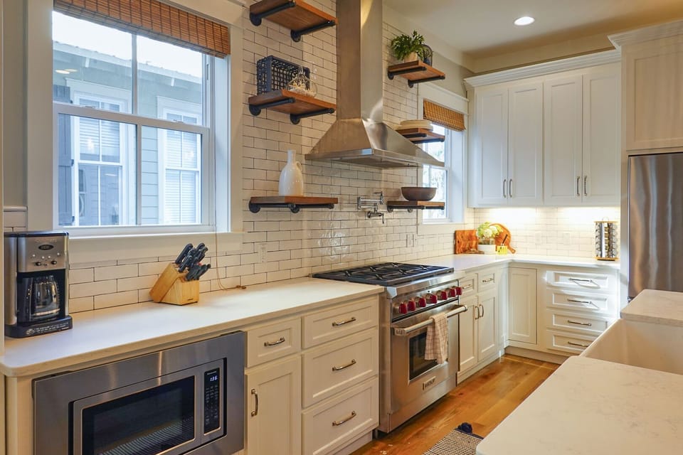 Fully-equipped kitchen.