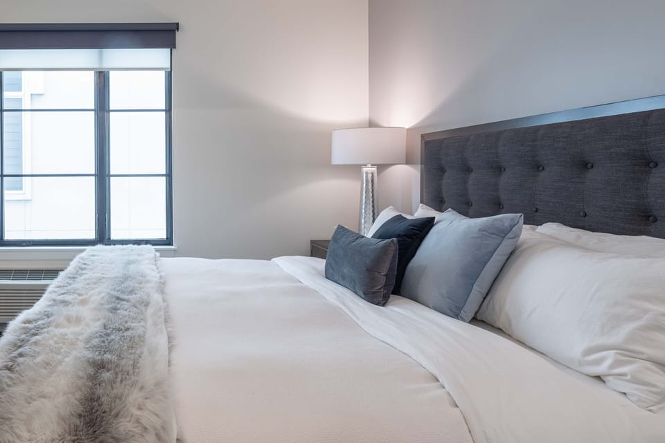 Sleep in after a day exploring downtown Nashville.