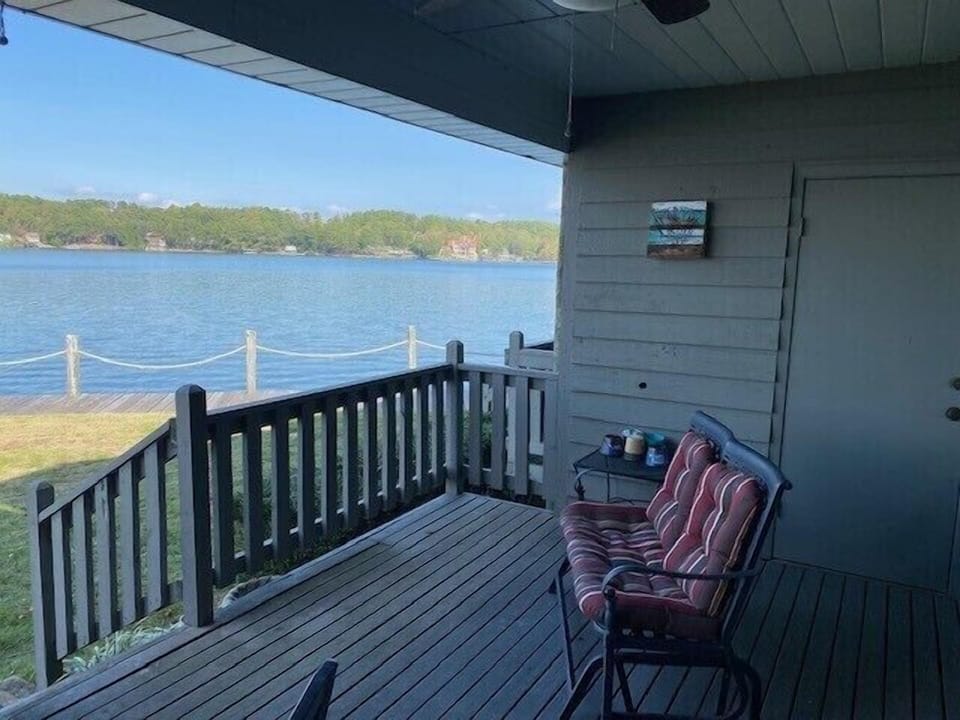 Lovely deck to take in gorgeous sunsets! 