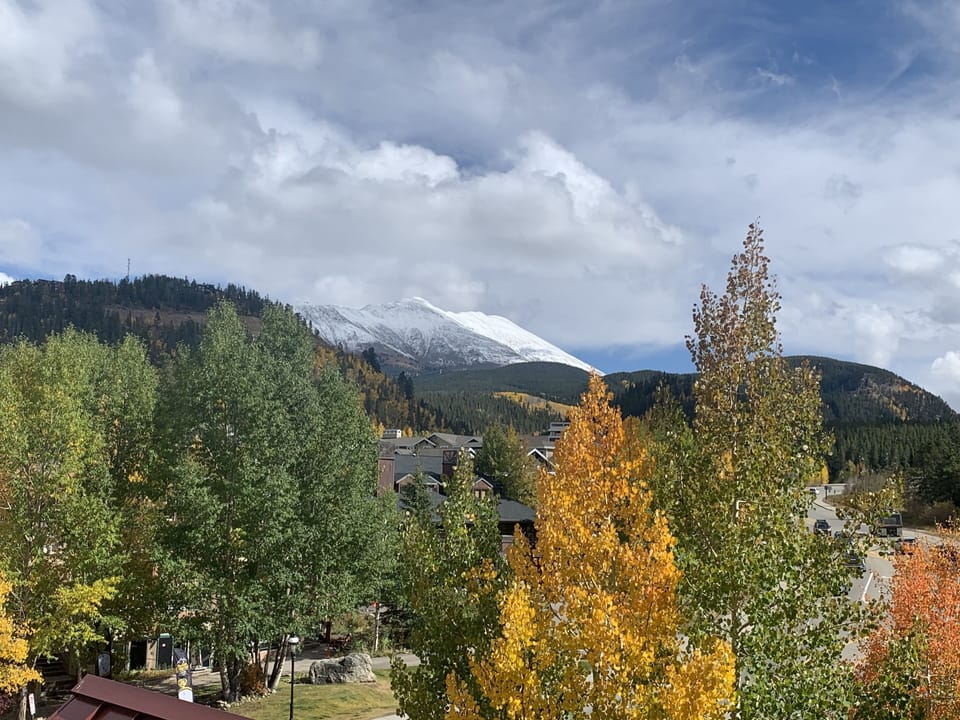 View of Bald Mountain from our Balcony