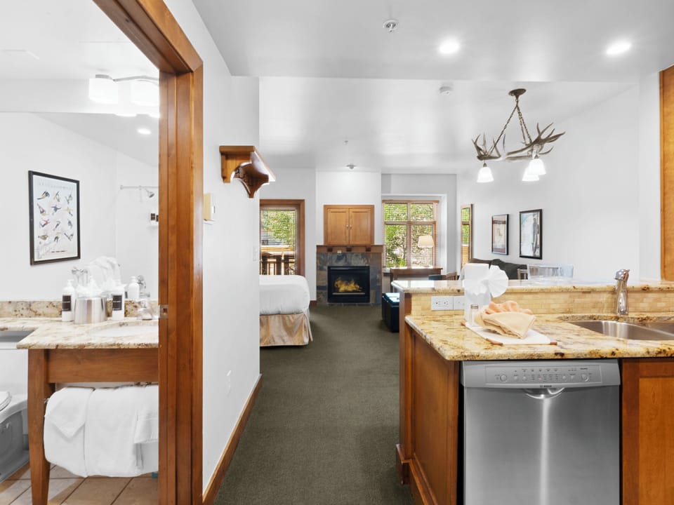 Kitchen / Bathroom / Living Area