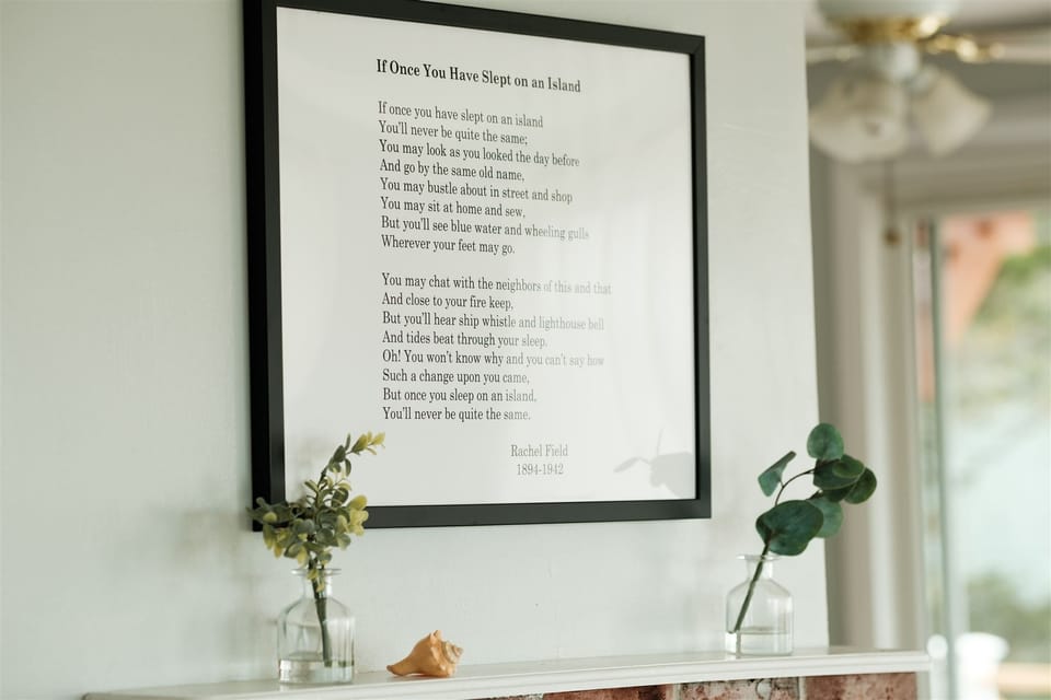 An invitation to slow down...