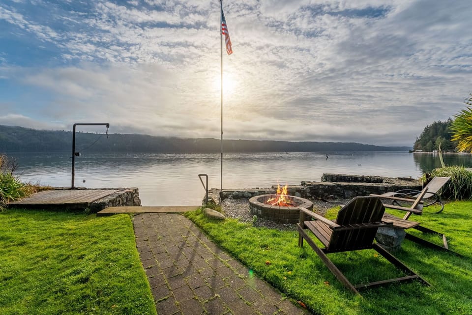 Enjoy your private beach front