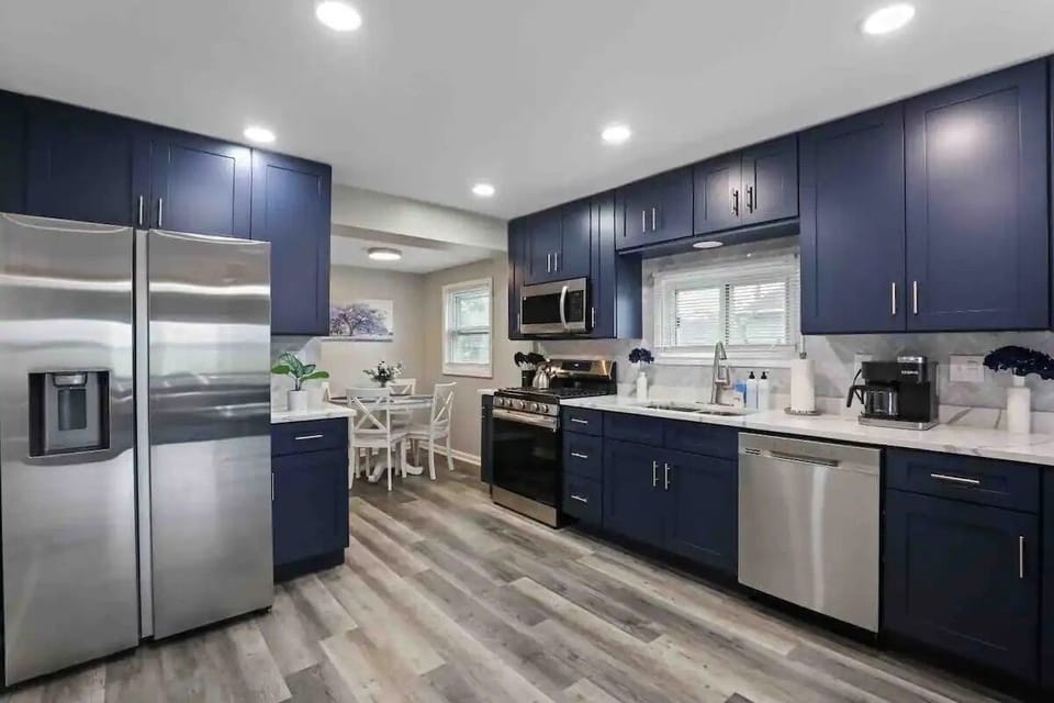 Kitchen and dining area