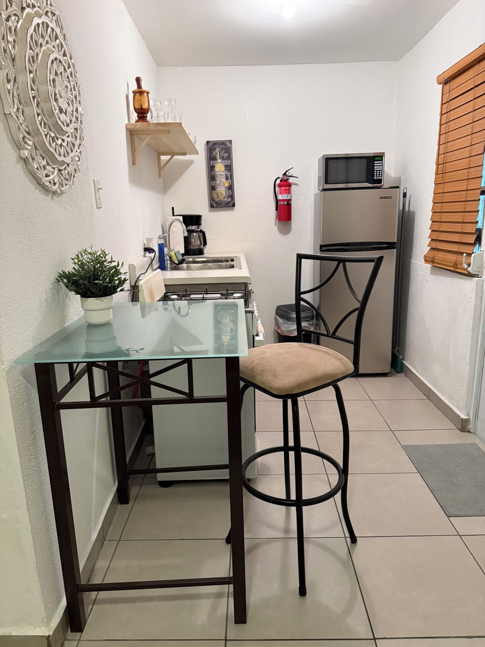 Dining table.