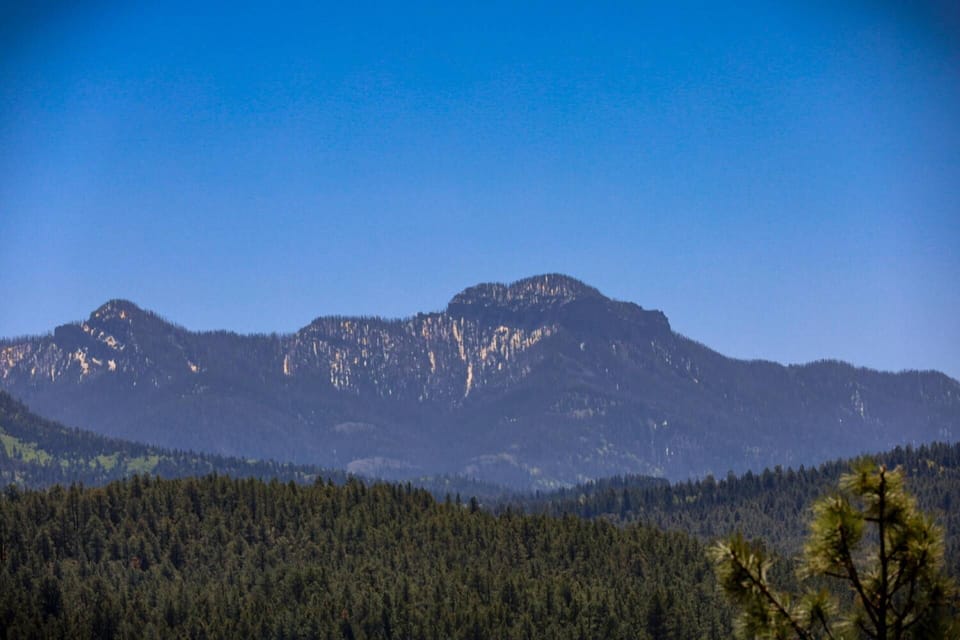 This is the view, and this is why you come to Pagosa and Sky Vista Lodge! Nestled in the trees, with a massive hot tub and huge porches and decks!