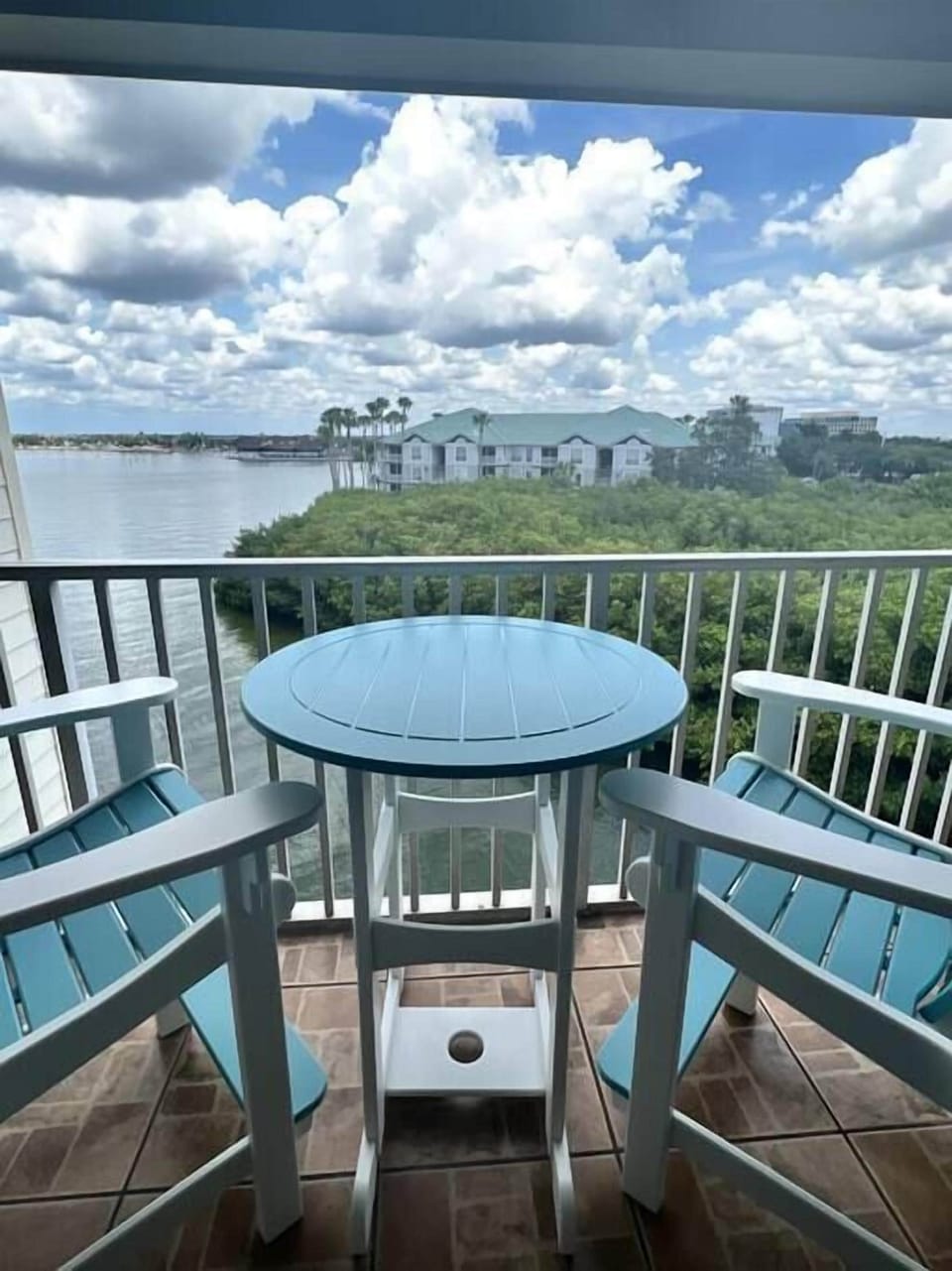 Relax on your private patio overlooking the preserve and Old Tampa Bay. 