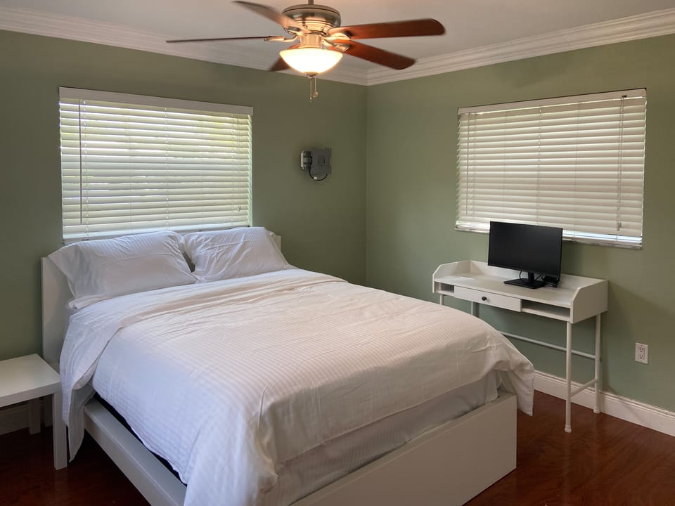 Bedroom #2 with private desk. 