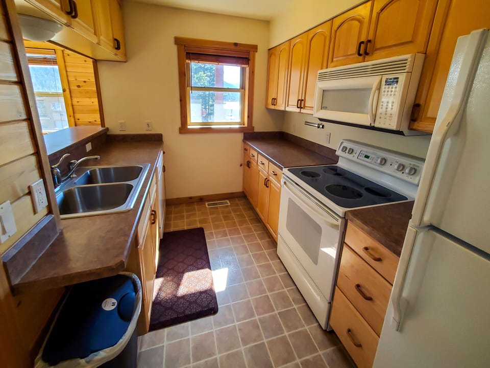 The 2nd kitchen lies on the other side