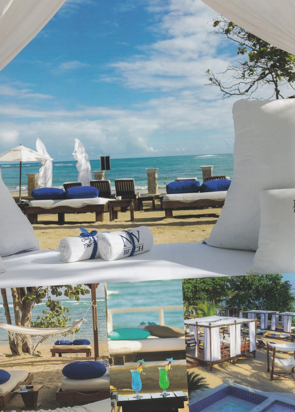VIP stay offers exquisite beaches. Cabanas are included in your stay.